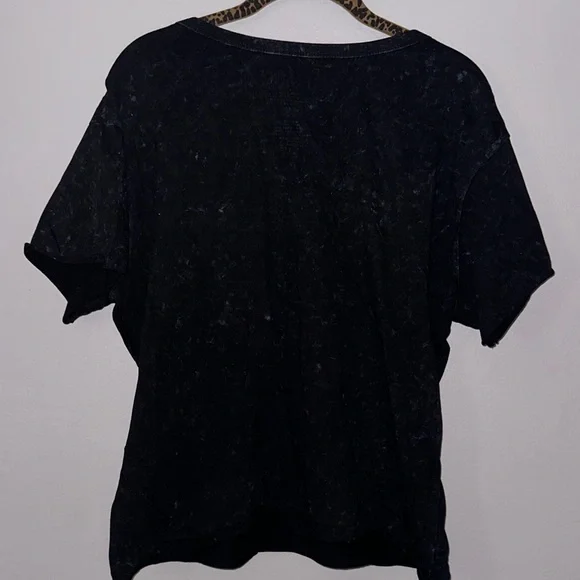 AC/DC Black and Gray V-Neck Tee - Picture 3 of 3